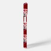 Pink Lion Head Animal Pattern Design Red  Case-Mate iPhone Case (Achterkant / Rechts)