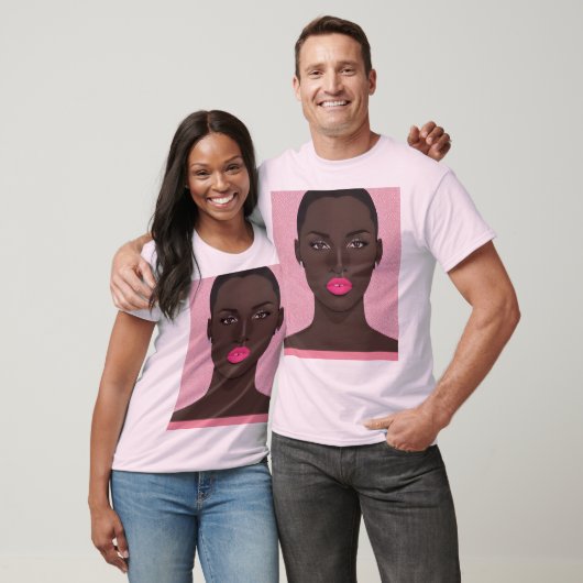 Pink Lip Stick T-shirt (Unisex)