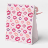 Pink Lips Kiss de Miss Hens Party Favor Box Bedankdoosjes (Achterkant)