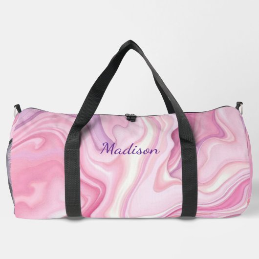 Pink Liquid Abstract Design Plunjezak (Achterkant)