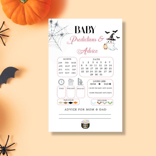 Pink Little Boo Baby Voorspellingen Advies Kaart (Creator heeft geüpload)