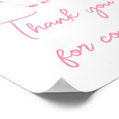 Pink Little Book Halloween Bedankt voor je komst Poster (Hoek)