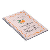 Pink Little Cutie Favoriete Herinneringen Verjaard Notitieboek (Rechterzijde)