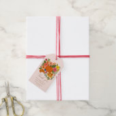 Pink Little Pumpkin Baby shower Dank je wel Cadeaulabel (Met Touw)