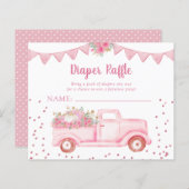 Pink Little Pumpkin Diaper Raffle (Voorkant / Achterkant)