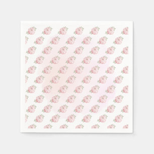 Pink Little Pumpkin Pattern Herfst Baby shower Servet