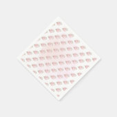 Pink Little Pumpkin Pattern Herfst Baby shower Servet (Hoek)