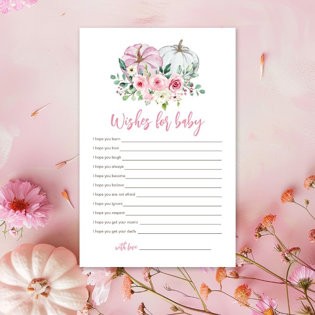 Pink Little Pumpkin Wensen voor baby spel (Creator heeft geüpload)