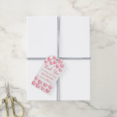 Pink Little Sweetheart Valentijn Verjaardag Gift L Cadeaulabel (Met Touw)