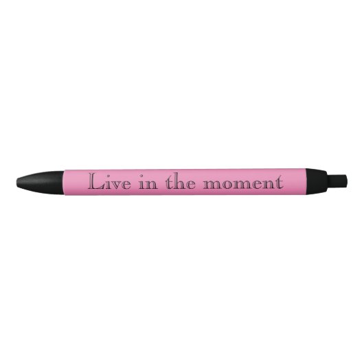 Pink Live-prijsopgave Zwarte Inkt Pen (Voorkant)