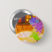 Pink Lolita Ronde Button 5,7 Cm (Voorkant /achterkant)