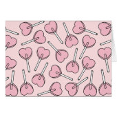 Pink Lollipops, Heart Lollipops, Lollipop Pattern (Voorkant Horizontaal)