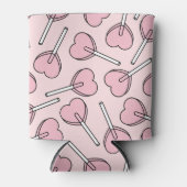 Pink Lollipops, Heart Lollipops, Lollipop Pattern Blikjeskoeler (Voorkant)