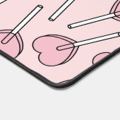 Pink Lollipops, Heart Lollipops, Lollipop Pattern Bureaumat (Hoek)