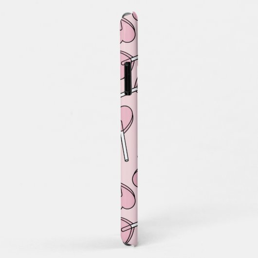 Pink Lollipops, Heart Lollipops, Lollipop Pattern Case-Mate iPhone Case (Achterkant/rechts)