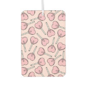 Pink Lollipops, Heart Lollipops, Lollipop Pattern Luchtverfrisser (Voorkant)