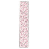 Pink Lollipops, Heart Lollipops, Lollipop Pattern Medium Tafelloper (Voorkant)