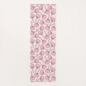 Pink Lollipops, Heart Lollipops, Lollipop Pattern Yogamat (Achterkant)