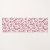 Pink Lollipops, Heart Lollipops, Lollipop Pattern Yogamat (Voorkant (horizontaal))