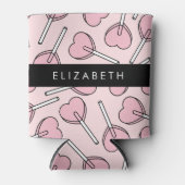 Pink Lollipops, Heart Lollipops, Lolly, Your Name Blikjeskoeler (Voorkant)