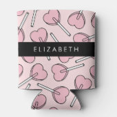 Pink Lollipops, Heart Lollipops, Lolly, Your Name Blikjeskoeler (Achterkant)