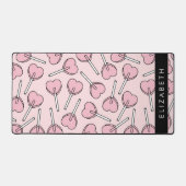 Pink Lollipops, Heart Lollipops, Lolly, Your Name Bureaumat (Voorkant)