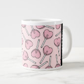 Pink Lollipops, Heart Lollipops, Lolly, Your Name Grote Koffiekop (Voorkant rechts)