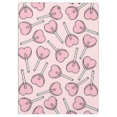 Pink Lollipops, Heart Lollipops, Lolly, Your Name Klembord (Achterkant)