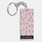 Pink Lollipops, Heart Lollipops, Lolly, Your Name Sleutelhanger (Voorkant Links)