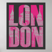 Pink London Poster (Voorkant)