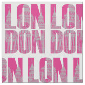 Pink London Stof (Swatch)
