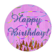 Pink Loops Feestelijke Gelukkige Verjaardag