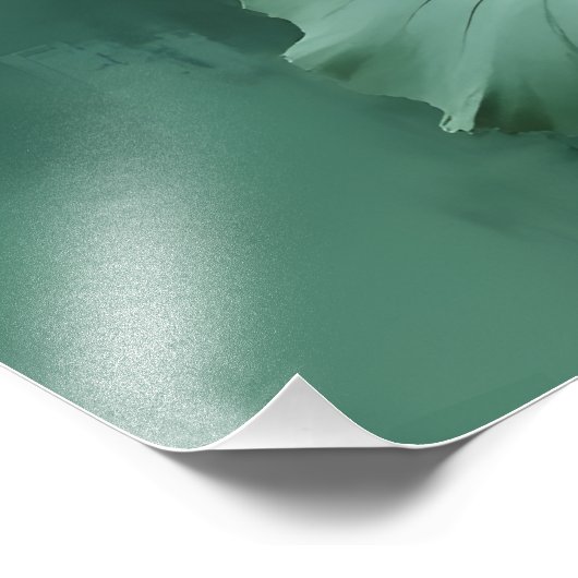 Pink Lotus Artwork  Foto Afdruk (Hoek)