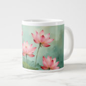 Pink Lotus Artwork  Grote Koffiekop (Voorkant rechts)