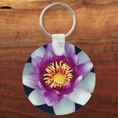 Pink Lotus bloemenfotografie Sleutelhanger (Voorkant)