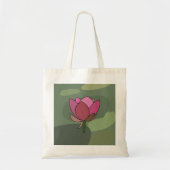 Pink Lotus Flower Tote Bag (Voorkant)