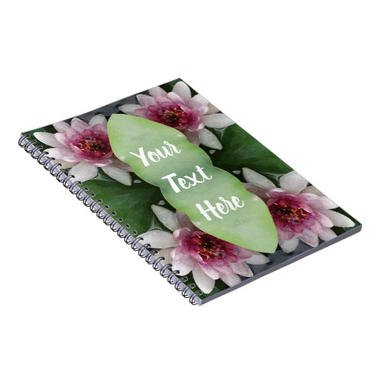 Pink Lotus Flowers Notitieboek (Rechterzijde)