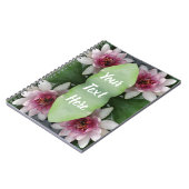 Pink Lotus Flowers Notitieboek (Linkerzijde)