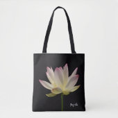 Pink Lotus Shoulder Tote Bag (Voorkant)