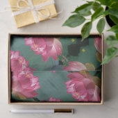 Pink Lotus - Weefselpapier Tissuepapier (Geschenk)