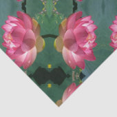 Pink Lotus - Weefselpapier Tissuepapier (Detail)