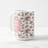 Pink Love 2 Fotocollage - Aangepaste Moederdag Koffiemok (Voorkant links)