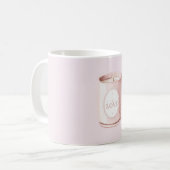 Pink Love Candle Koffiemok (Voorkant links)