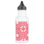 Pink Love Heart Be Mine Waterfles (Links)