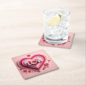 Pink Love Hearts Onderzetter Set (Insitu)