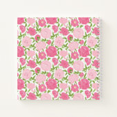 Pink Love Peony Notitieboek (Achterkant)