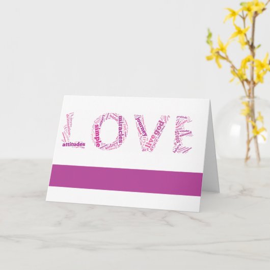 Pink Love Soberheid Jubileum Kaart (Gele Bloem)