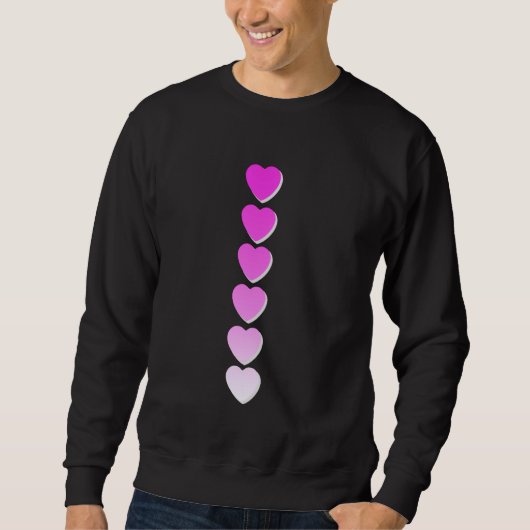 Pink Love x6 Pink Graphic Trui (Voorkant)