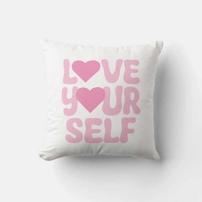 Pink Love Yourself citeert Sierkussen (Voorkant)