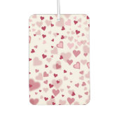  Pink Lovely Hearts Pattern  Luchtverfrisser (Voorkant)